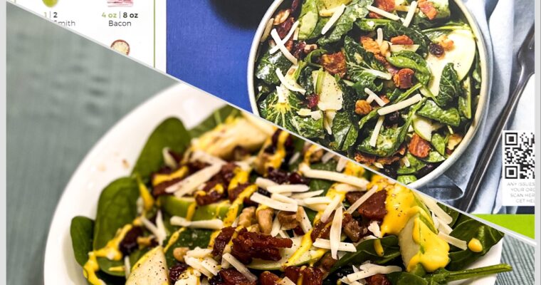 HelloFresh’s Bacon, Apple & Cheddar Spinach Salad