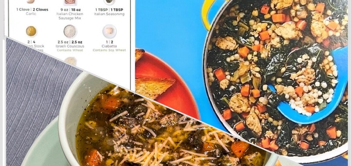 HelloFresh’s One-Pot Chicken Sausage & Kale Soup