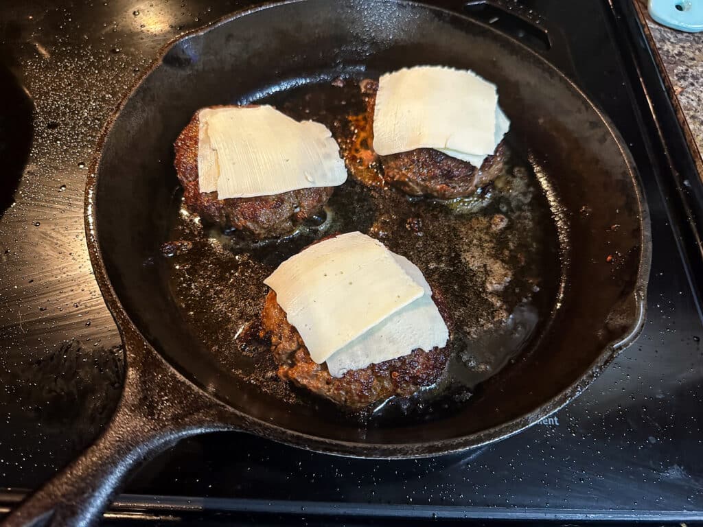 Butter burger with cheese