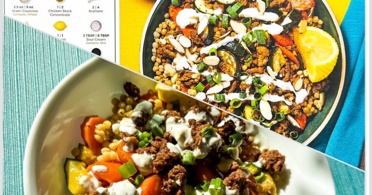 HelloFresh’s Spice is Nice Turkey Couscous Bowls