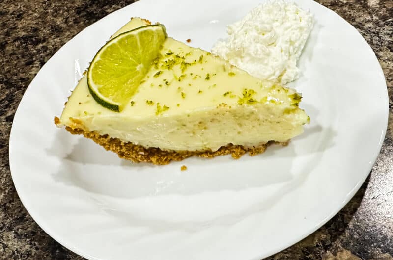 Homemade Key Lime Pie with Sweet Lime Whipped Cream