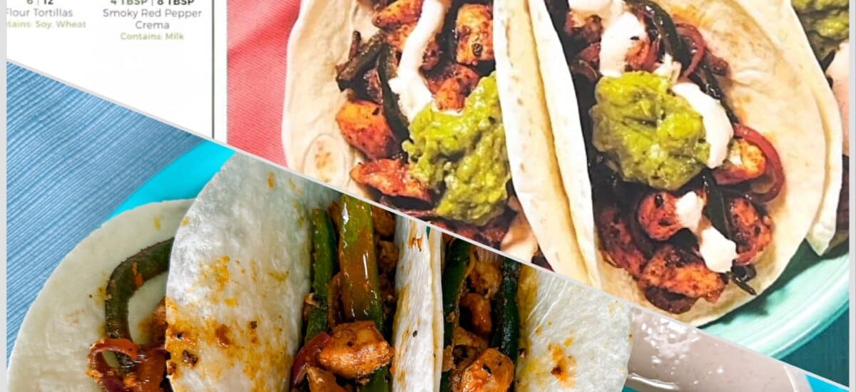 HelloFresh’s Fuego Chicken Fajita Tacos