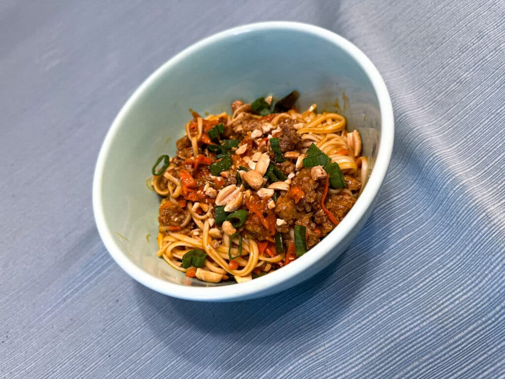 HelloFresh's Szechuan Pork Noodle Stir Fry