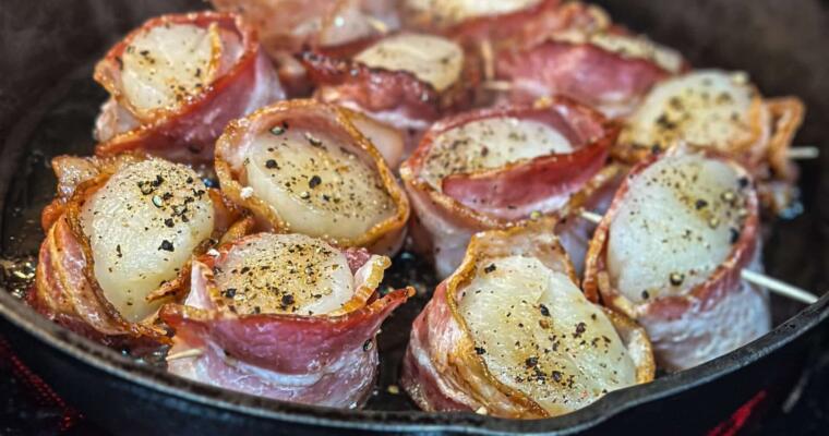Easy Bacon Wrapped Scallops (in under 30 minutes)