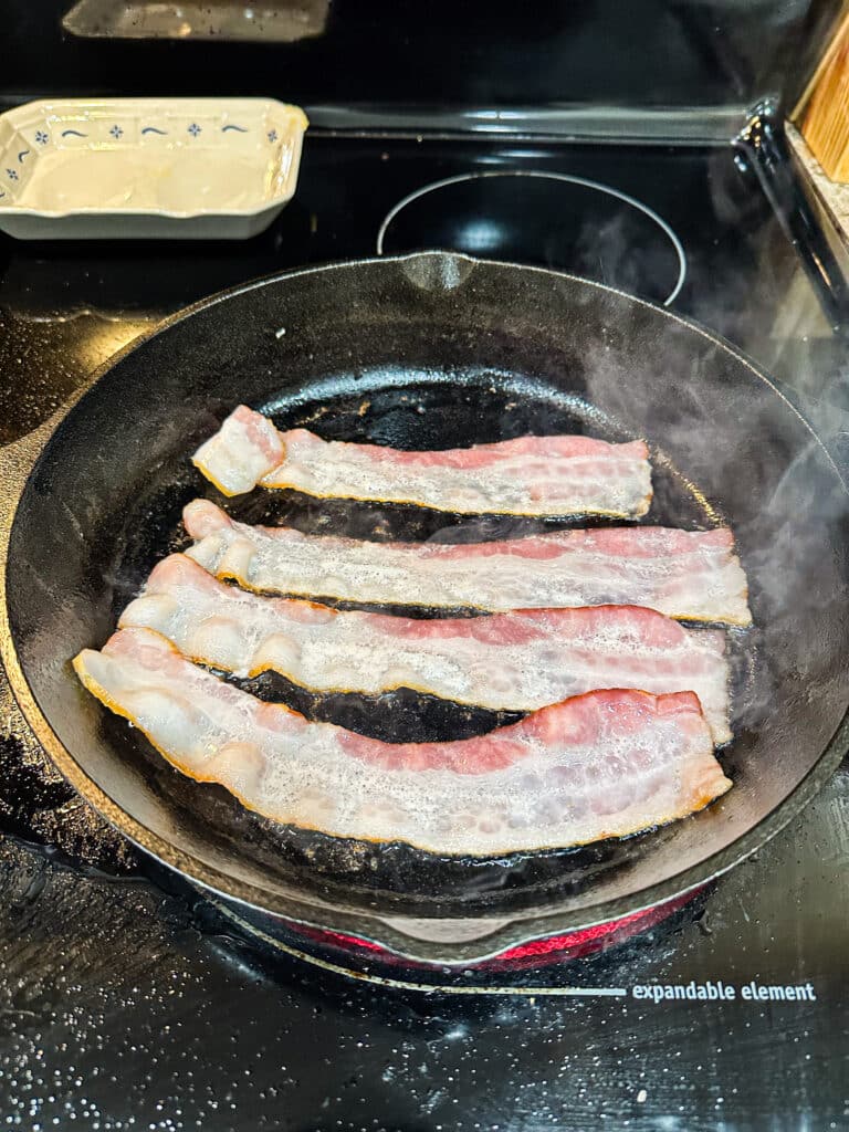 Cooking bacon