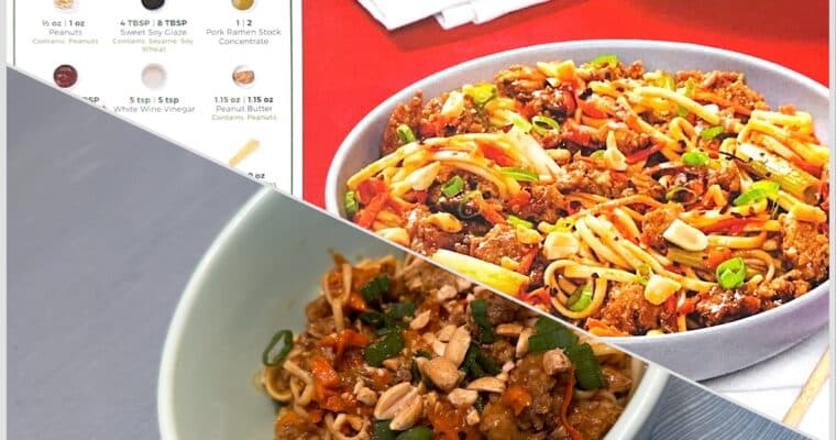 HelloFresh’s Szechuan Pork Noodle Stir Fry