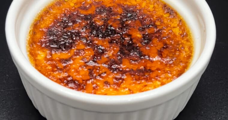 Classic Crème Brûlée (5 Ingredients)