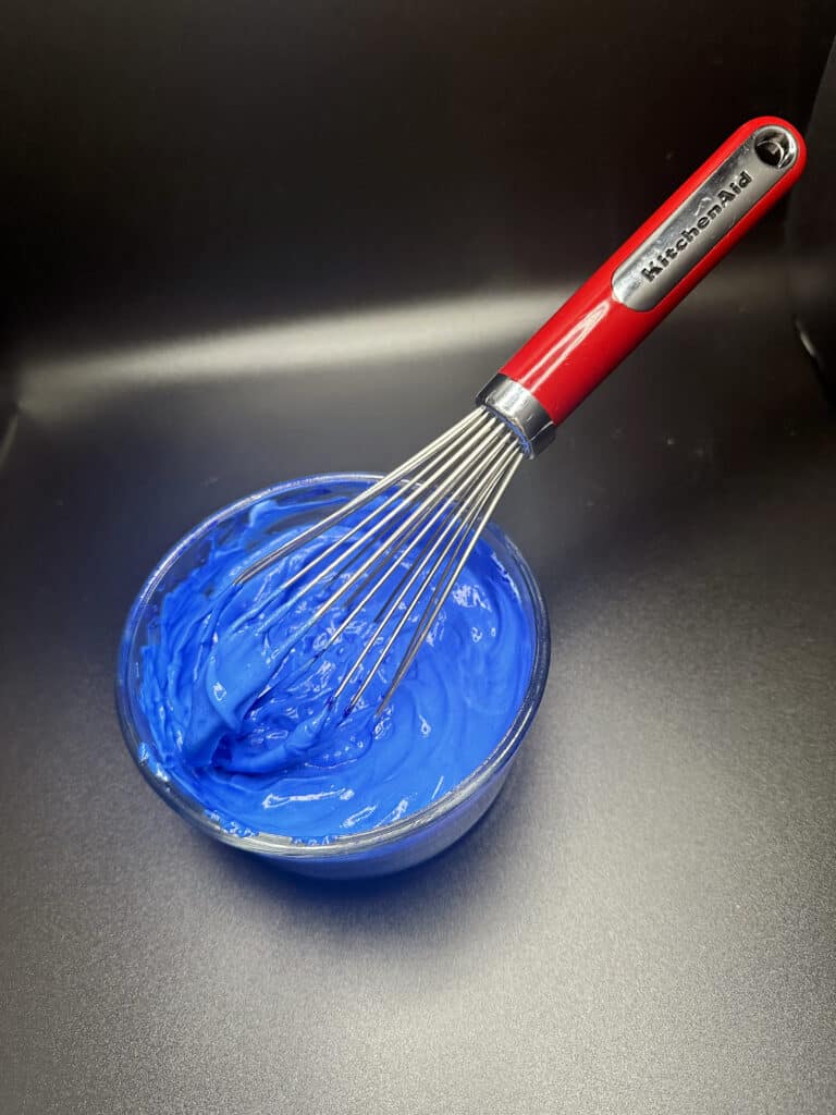 Blue spirulina greek yogurt
