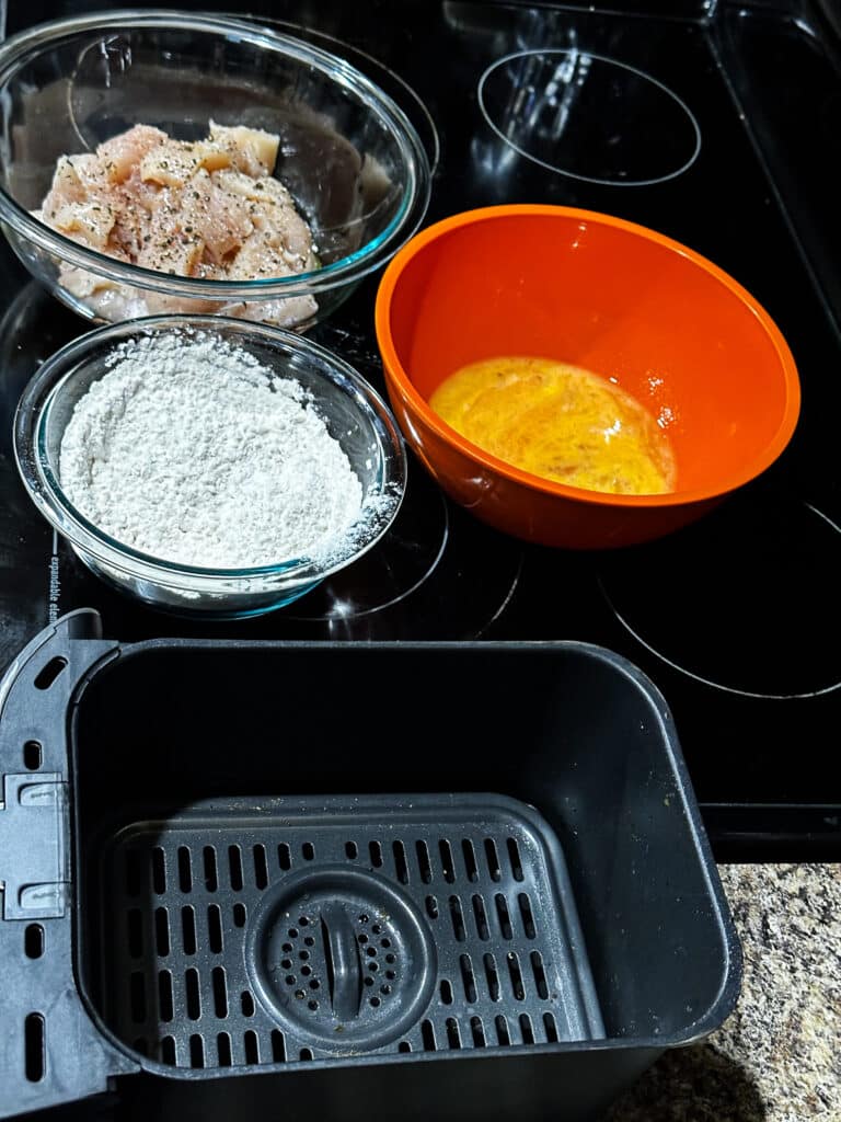 Air Fryer Crispy Chicken Nuggets ingredients