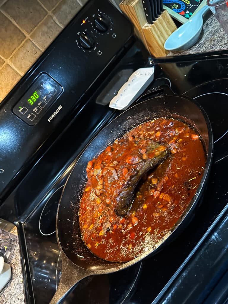 Braised beef rib ragu