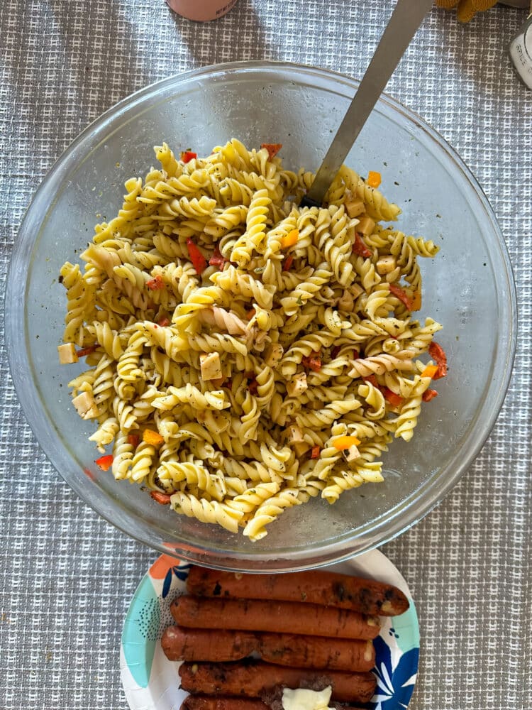 Homemade Italian Pasta Salad