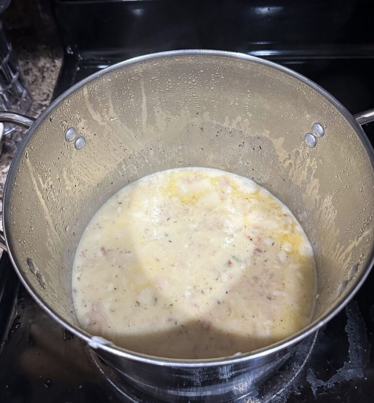 Homemade New England Clam Chowder