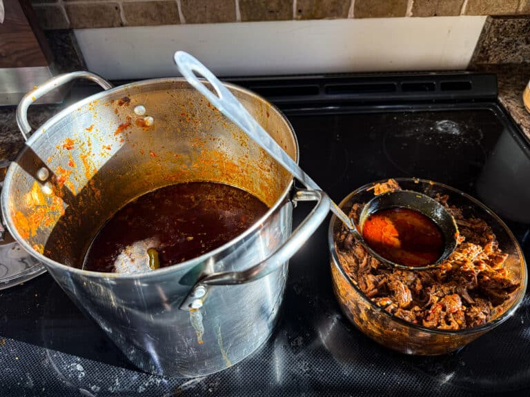 Beef birria with consume