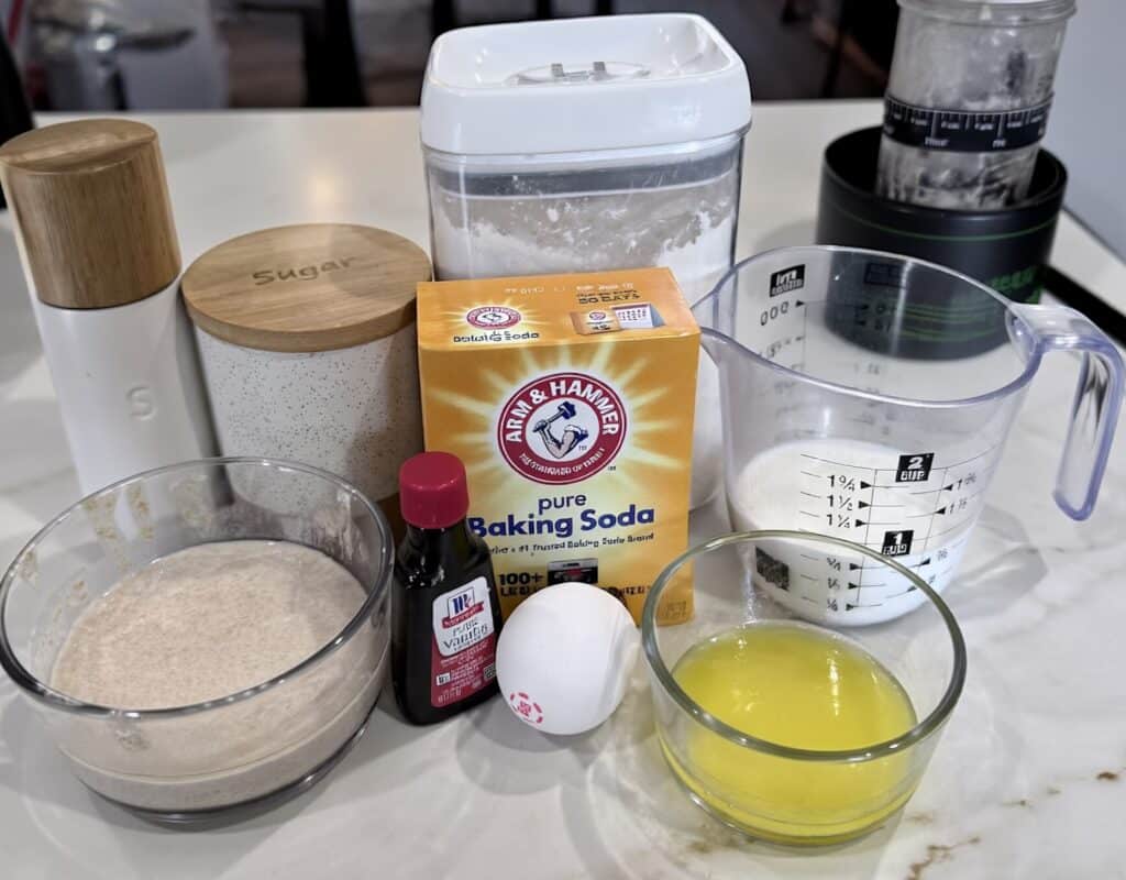 sourdough discard pancake ingredients