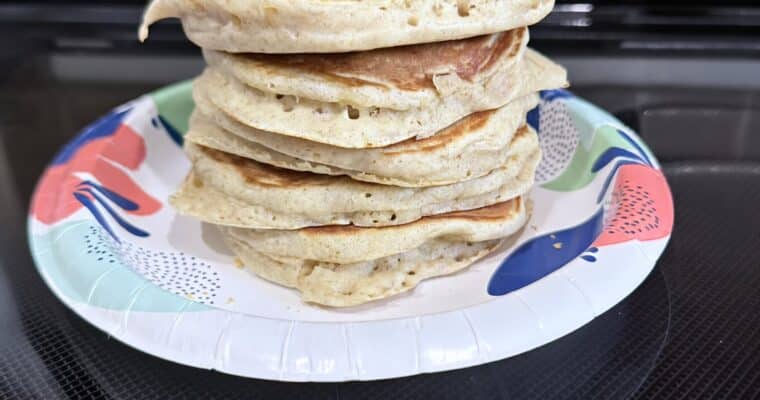 Fluffy Sourdough Discard Pancakes